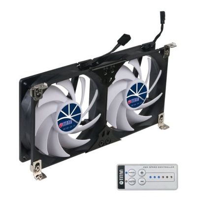 DOBLE VENTILADOR PARA REFRIGERADOR TITAN SC22+ 9CM  