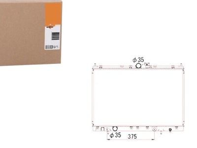 Nrf радіатор wody mitsubishi space wagon 2.4 gdi фото №1