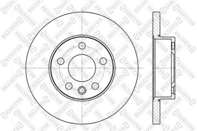 DISCO DE FRENADO VW TRANSPORTER T4 2.4 D SYNCRO 92-98  