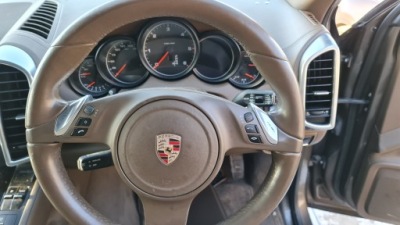 Воздуховод трёхспицевая porsche cayenne 7p коричневый фото №1