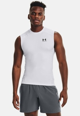 T-shirt biały na ramiączkach Under Armour L