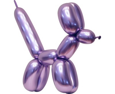 Balony Do Modelowania Platynowe Fioletowe 50 szt.