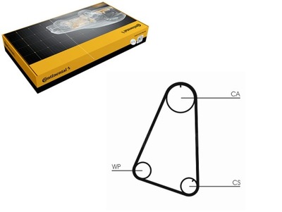 Ремень распределительного вала opel ascona b ascona c corsa a corsa a tr kadett d фото №1