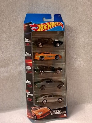 5PAK HOT WHEELS FAST & FURIOUS