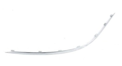 Mercedes w211 lift молдинг бампера хром nowa ліва фото №1