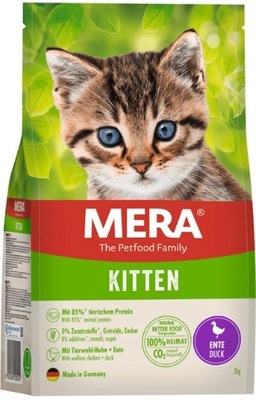 MERA CATS Kitten Ente, karma dla kociąt z kaczką - 400 g