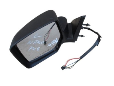 Dodge nitro 2008r зеркало левая 7 pin lak. px8 фото №1