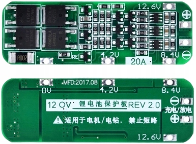 BMS 3S 25A 18650 ładowarka li-ion HX-3S-FL20 FV