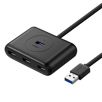 Ugreen rozdzielacz HUB 4x USB 3.2 Gen 1 (kabel 0,5 m) czarny (20290)