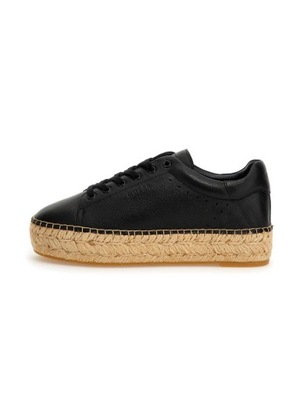 Damskie Espadryle na Platformie Malee Guess Czarny 40 FL6MLE LEA14 BLACK