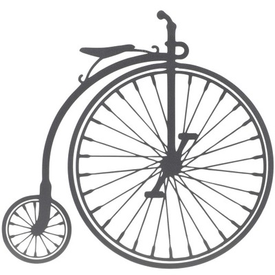 Rowerowa metalowa dekoracja ścienna Metalowy wisiorek w kształcie roweru