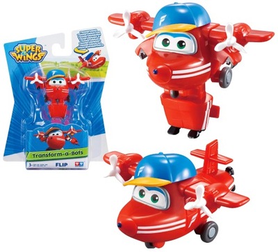 Super Wings robot transformujący Flip samolot