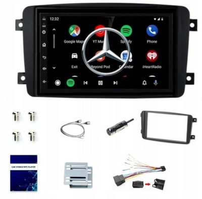 RADIO ANDROID AUTO CARPLAY MERCEDES W203 C209 W639  