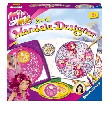 Ravensburger 29748 2w1 Mandala Mia and Me