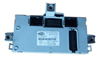 Бортовий комп'ютер кузов bcm bsi fiat idea 51774585 програмування фото №1