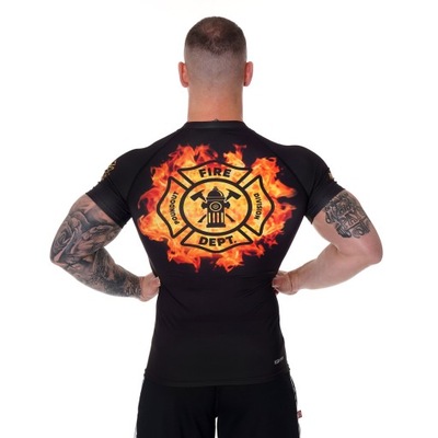 Rashguard męski koszulka termoaktywna FIRE DEPT XL