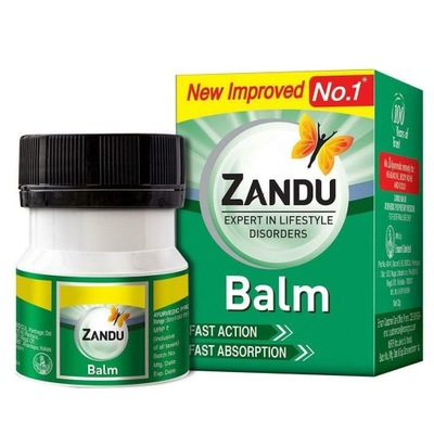 Zandu Balm Ajurwedyjski Balsam Chłodzący 8g