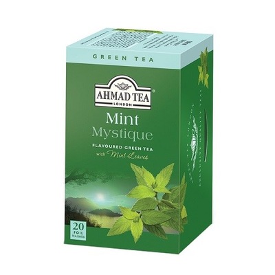 Ahmad Tea Herbata Zielona Mystique Mięta 20x2g