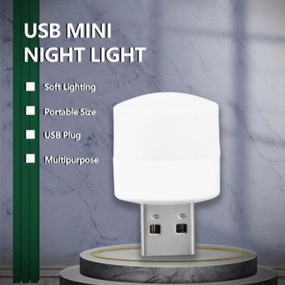Mini lampka nocna USB przenośna