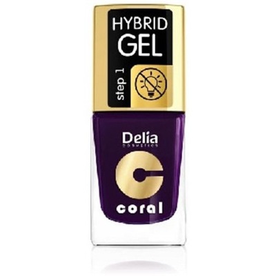 Delia Coral Hybrid Gel 48 deep purple lakier