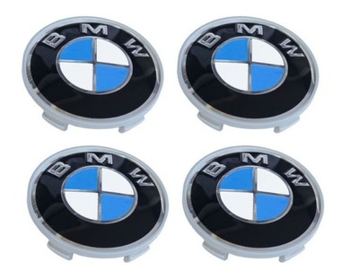 BMW 1 3 5 7 X3 X5 4 PIEZAS TAPA KAPSEL LLANTAS 68MM  