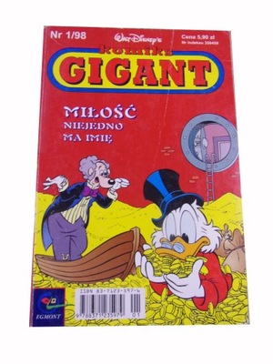 KOMIKS GIGANT 1/98 MIŁOŚĆ NIEJEDNO MA IMIĘ