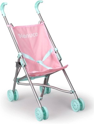 Wózek dla lalek Nenuco różowo-miętowy