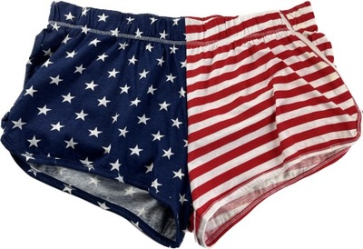 Szorty do spania piżama Bobbiebrooks flaga USA L
