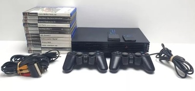 KONSOLA PLAYSTATION 2 SCPH-50004 12 GIER !!