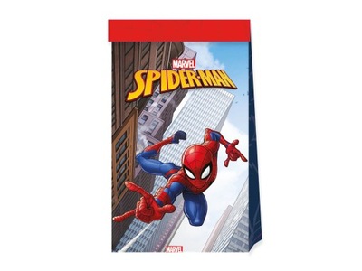 Prezentowe torebki urodzinowe Spiderman 4szt