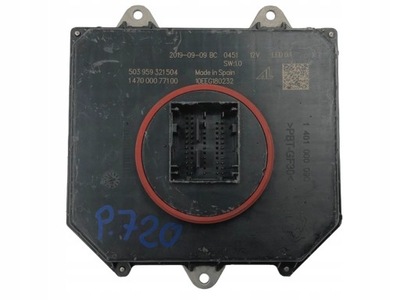 Блок управления модуль led maserati levante 2020- 503959321504 147000077100 фото №1