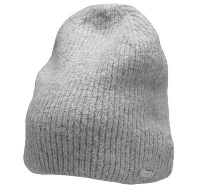 CZAPKA DAMSKA 4F BEANIE ZIMOWA CAD008 SZARA M