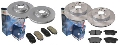 DISCOS ZAPATAS DELANTEROS+TRASEROS BOSCH MAZDA CX-7 CX-9  