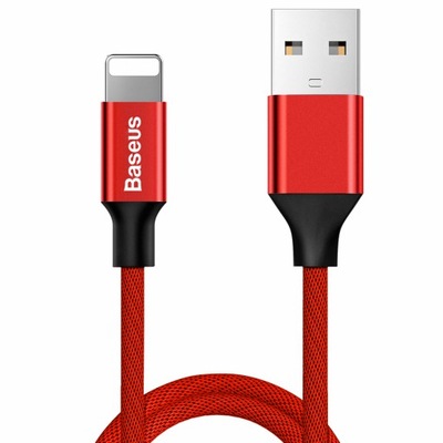 Baseus kabel Yiven USB - Lightning 1,2 m 2A czerwony