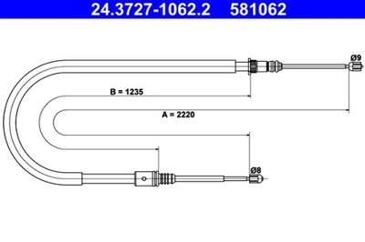 ATE 24.3727-1062.2 CIEGNO, STABDYS STOVĖJIMO 