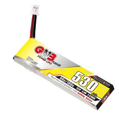 GNB LiPo 1S 530mAh 3.8V HV 90C PH 2.0 pigtail