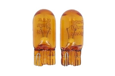 ŻARÓWKA ORGINAL WY5W 12V/5W W2,1X9,5D (CAŁOSZKLANA) 2SZT. OSRAM 2827NA-2BL