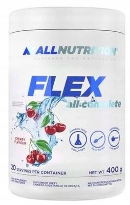 FLEX COMPLETE KOLAGEN GLUKOZAMINA MSM WIŚNIA 400g