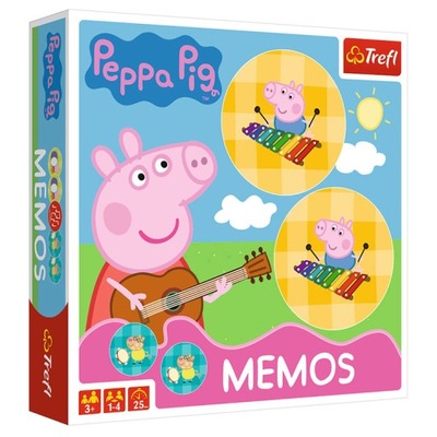 GRA pamięciowa Trefl: Świnka Peppa - MEMOS 01893