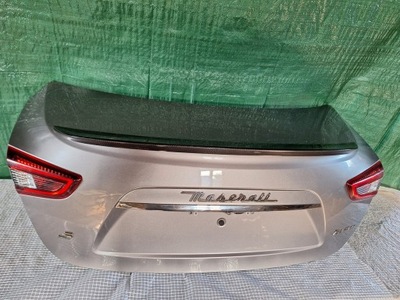 MASERATI GHIBLI 3 M157 2013- TAPA DE MALETERO PARTE TRASERA PARTE TRASERA KIT BRIDA CARBÓN DESMONTAJE  