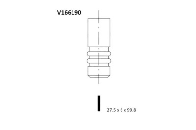 Bga клапан всмоктуючий фото №1