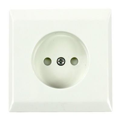 Gniazdo pojedyncze PT120PF01 16A 250V IP20 ELDA (SCHNEIDER) Forum białe