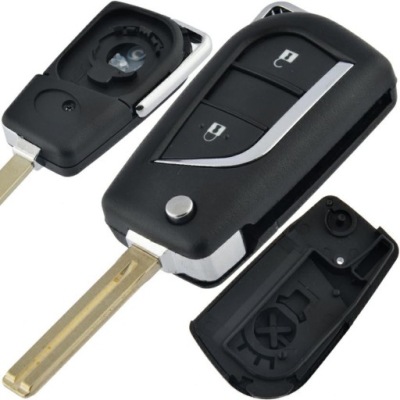 Toyota yaris aygo ключ корпус pilot жало toy48 фото №1