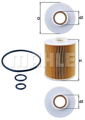 ФІЛЬТР МАСЛА KNECHT OX 163/4D OX1634D