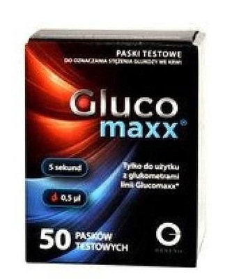 Glucomaxx test paskowy 50 pasków