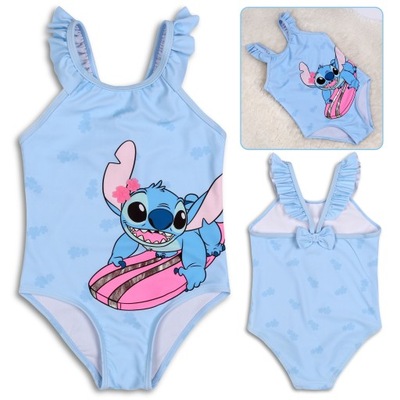 DISNEY Lilo i Stitch strój kąpielowy niebieski, jednoczęściowy 62 cm