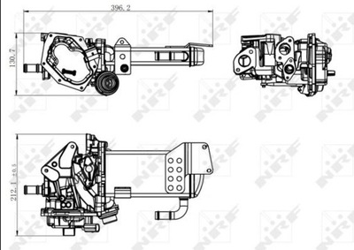 NRF 48202 NRF РАДИАТОР ЕГР