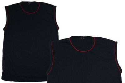 Koszulka męska bez rękawów duża 3XL szer.124 cm tank top GRANATOWA