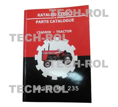 KATALOG PIEZAS DE REPUESTO DO MF-235, MOTOR AD3.152, 78 TABLIC, 127 STRON; 31340235 P  