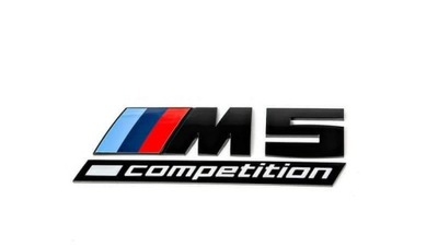 EMBLEMA BMW M5 COMPETITION AL TRASERA TAPA DE MALETERO  